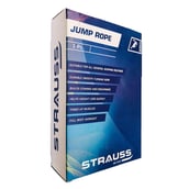 1 - Strauss Adjustable Skipping Rope,  Blue  Free Size 