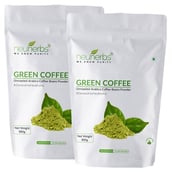 Neuherbs Organic Green Coffee Beans Powder for Weight Loss - Pack of 2,  0.8 kg 