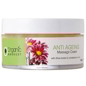 Organic Harvest Anti Ageing Massage Cream,  50 g  for All Skin Types 