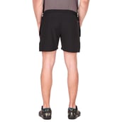 1 - Fitinc N S Lycra Shorts with Both Side Safety Zippered Pockets,  Large  Black 
