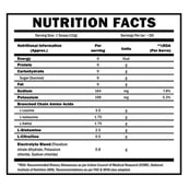 supplementfact - Scitron Advanced BCAA 100% Vegan,  0.79 lb  Orange Burst 