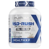 HealthXP Platinum Series Iso Rush 100% Whey Protein Isolate,  4.4 lb  Vanilla Cream 
