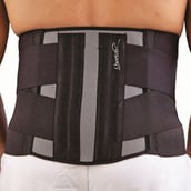 Cheetah Back Brace With Stays,  Black  Medium 