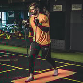 3 - Fitup Life Solid Men Tights Compression,  Black  Medium 