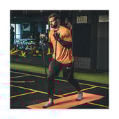 3 - Fitup Life Solid Men Shorts, Large Black with Orange