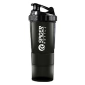 Gym Brute Spider Gym Shaker Bottle,  Black  500 ml 