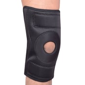 Bone Rap Open Patela Knee Brace Neoprene,  Black  XL 