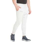 3 - Aesthetic Bodies Men's Jogger Series Pants, White Medium