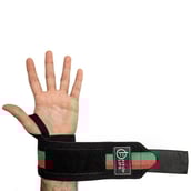 2 - Fitup Life Gym Wrist Support with Non Slip Grip,  Red and Green  Free Size 