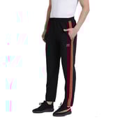 3 - Masch Mens Regular Fit Polyester Track Pants (MSTP 1218 CS SPPIP BRW),  Black  Medium 