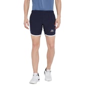 1 - Masch Mens Regular Fit Polyester Running Shorts (MSSH 0618 CS RS NB),  Small  Navy Blue 