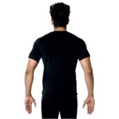 1 - Decisive Fintess Half Sleeve Men's Gym T Shirt,  Black  Large 