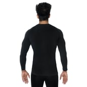 1 - DK Active Wear Full Sleeve Gym T Shirt (Beast Mode),  Black and Yellow  Large 