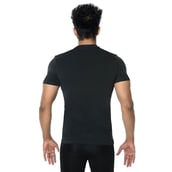 1 - DK Active Wear Half Sleeve Gym T Shirt (Hulk),  Black and Yellow  Large 