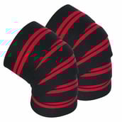 2 - Xtrim Durafit Knee Wrap,  Black and Red  Free Size 