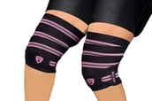 Xtrim Durafit Knee Wrap, Black and Pink Free Size