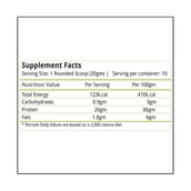 supplement - Natures Velvet 100% Vegan Protein,  0.66 lb  Unflavoured 
