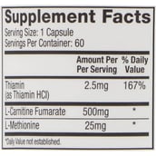 supplement - Dymatize L-Carnitine Xtreme,  60 capsules  Unflavoured 