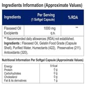 supplement - HealthXP Essential Series Flaxseed,  100 capsules 