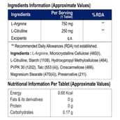 supplement - HealthXP Essential Series L Arginine L Citrulline, 120 tablet(s)