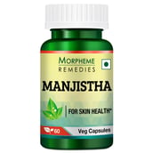 Morpheme Remedies Manjistha (500 mg), 60 veggie capsule(s)