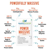 highlights - Steadfast Nutrition Power Massive, 30 sachets/pack Chocolate