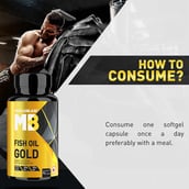 Consume - MuscleBlaze Fish Oil Gold (460 EPA & 380 DHA), 90 capsules