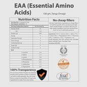 supplement - MyFitFuel EAA (Essential Amino Acid), 0.22 lb 11 Servings Tangy Orange
