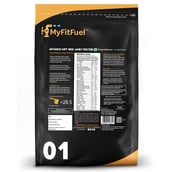 Back - MyFitFuel Advance MFF 100% Whey Protein, 2.2 lb Mango Alphonso