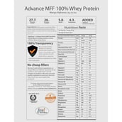 Supplement - MyFitFuel Advance MFF 100% Whey Protein, 6.6 lb Mango Alphonso
