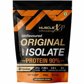 3 - MuscleXP Original Whey Isolate Protein 90% with Digestive Enzyme, 2.2 lb Unflavoured
