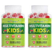 Nutrainix Multivitamin Kids, Unflavoured Pack of 2 30 gummies