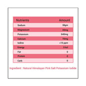 supplement - NutroActive Mineral Salt Iodized Himalayan Pink Salt Extra Fine Grain, 850 g