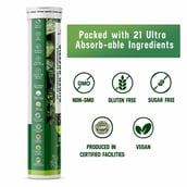 highlights - Azani Active Nutrition Super Greens, 15 tablet(s) Green Lime (Pack of 2)