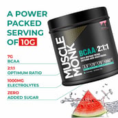7 - Muscle Monk Intense Mass Gainer with BCAA 2:1:1 (Watermelon, 300g, 30 Servings), 2.2 lb Royal Chocolate