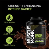 2 - Muscle Monk Intense Mass Gainer with BCAA 2:1:1 (Watermelon, 300g, 30 Servings), 6.6 lb Royal Chocolate