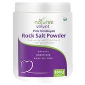 Natures Velvet Pink Himalayan Rock Salt,  1 kg 