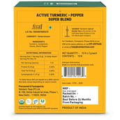 nutritioninfo - VAHDAM Turmeric Pepper Herbal Tea,  Natural  15 Piece(s)/Pack 
