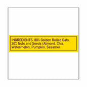 ingredients - Yogabars Super Oats, Nuts & Seeds 0.400 kg