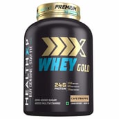 1 - HealthXP Premium Series Whey Gold, 4.4 lb Cafe Brazil