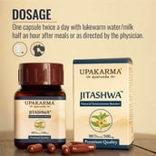 dosage - Upakarma Ayurveda Jitashwa, 90 capsules