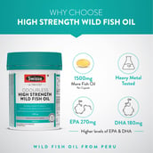 3 - Swisse Ultiboost Odourless High Strength Wild Fish Oil, 90 capsules