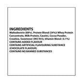 ingredients - Six Pack Nutrition Massive Mass Gainer, 2 lb Dark Chocolate