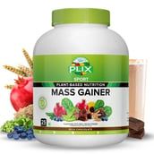 1 - Plix Sport Plant Based Mass Gainer, 5.5 lb Rich Chocolate