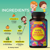 3 - Boldfit Kids Multivitamin, 60 gummies Unflavoured