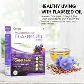 3 - Origins Nutra Vegan Omega 3-6-9 Flaxseed Oil 500mg,  30 softgels 