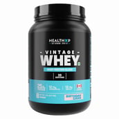 1 - HealthXP Vintage Whey, 2.2 lb Birthday Cake