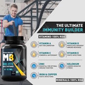 3 - MuscleBlaze MB-VITE Multivitamin for Immunity-100% RDA of Vit C, D, Zinc OP, 60 tablet(s) Unflavoured