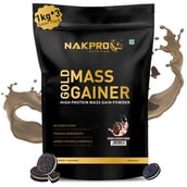 1 - Nakpro Gold Mass Gainer, 2.2 lb Cookies & Cream (Pack of 3)