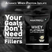 6 - Nakpro Whey Platinum Whey Protein Isolate,  4.4 lb  Vanilla 